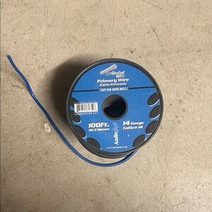 Audiopipe 100ft 14 Gauge Primary Wire - Blue